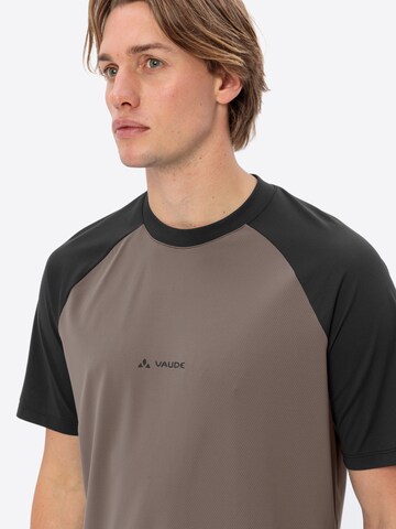 VAUDE Functioneel shirt 'Loamer' in Bruin