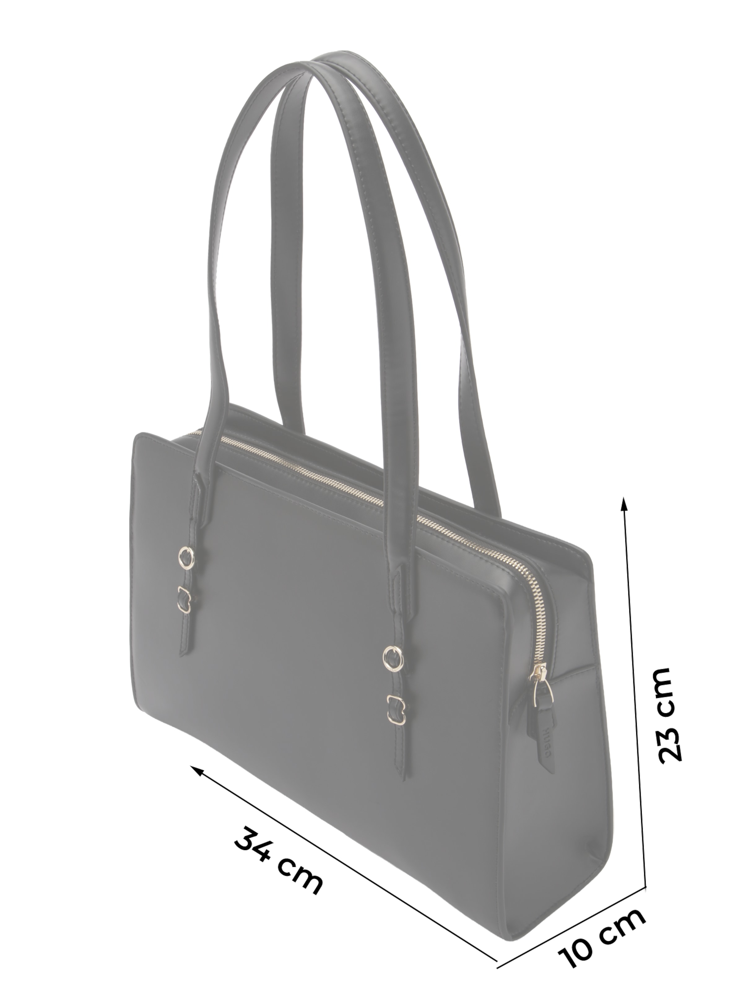 HUGO Torba za čez ramo 'Syndra' | črna barva