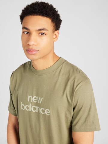 new balance T-Shirt 'Linear' in Grün