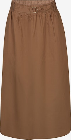 Jupe 'Heather 270' ze-ze en marron : devant