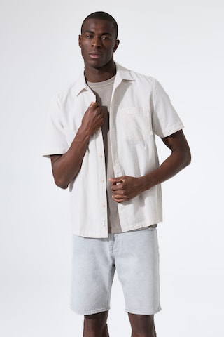 GARCIA Regular fit Πουκάμισο σε μπεζ: μπροστά