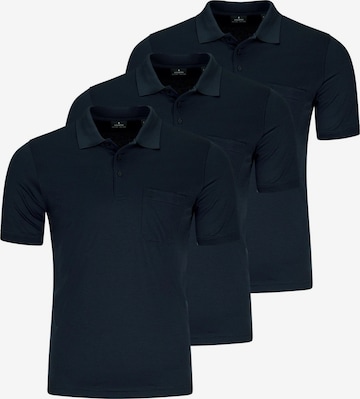 Ragman Shirt 'Basic' in Blue: front