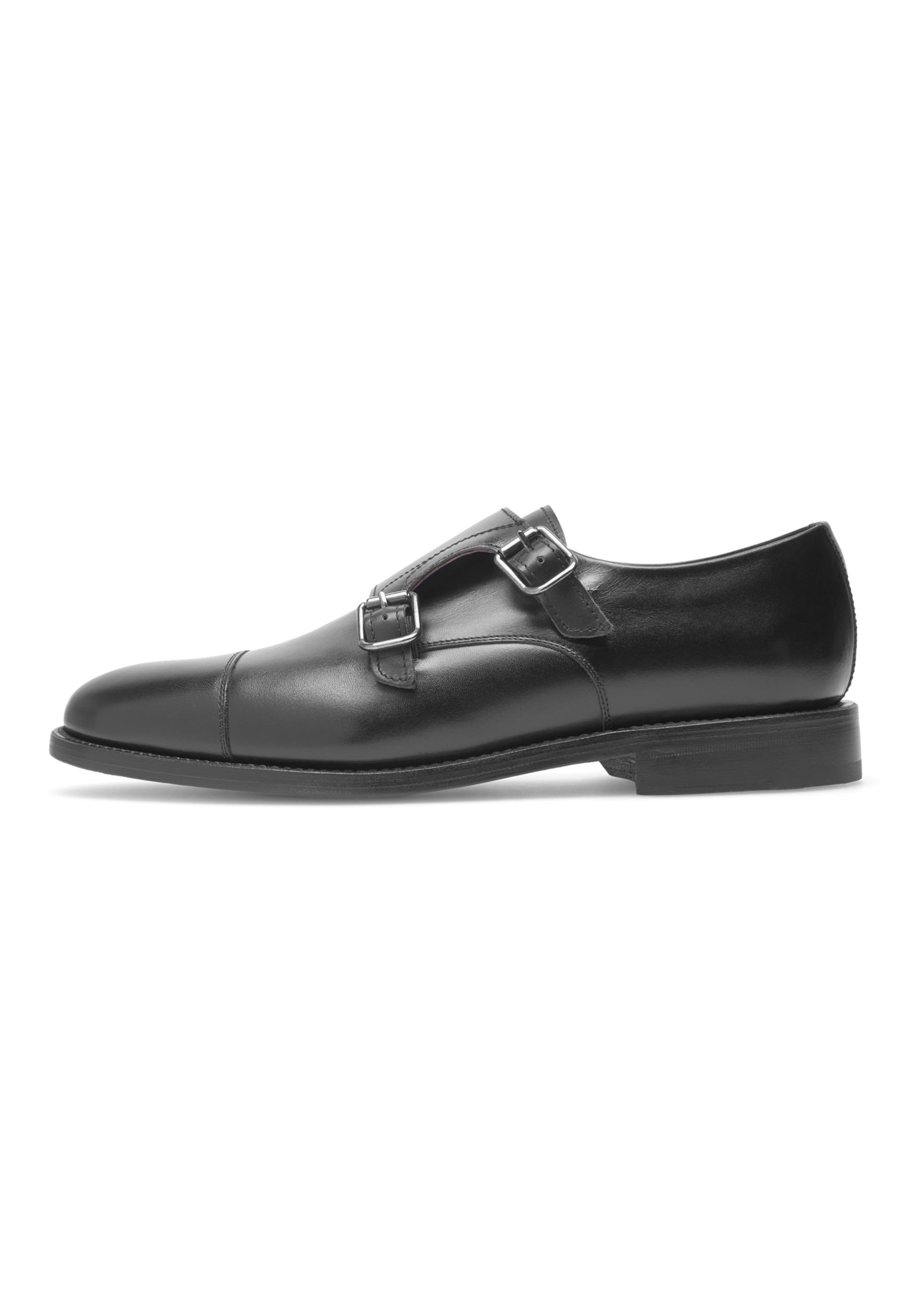 Henry Stevens Lace-Up Shoes 'Winston CDM' in Black: front