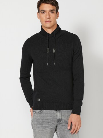 KOROSHI Pullover 'Punto' in Schwarz