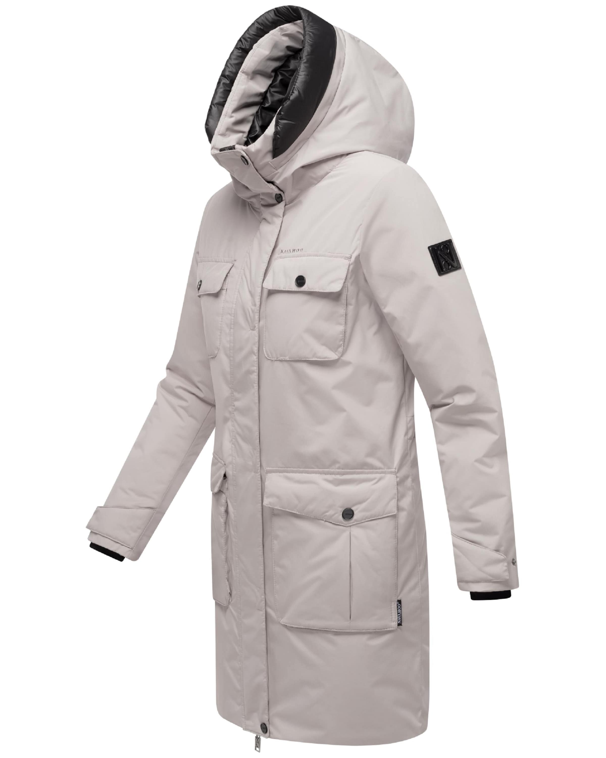 NAVAHOO Winter parka 'Eissturm 14' in Beige