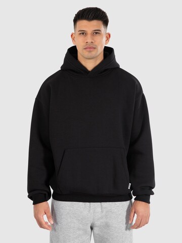 Sweat-shirt Smilodox en noir : devant
