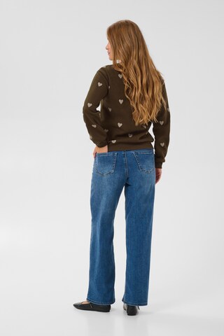 Kaffe Pullover i brun