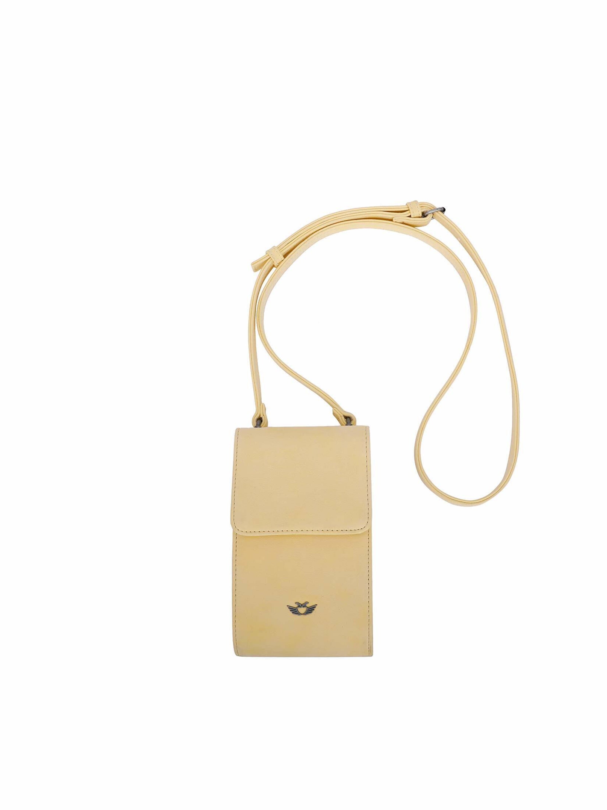 Fritzi aus Preußen Smartphonehülle 'Flap' in Beige: Vorderseite