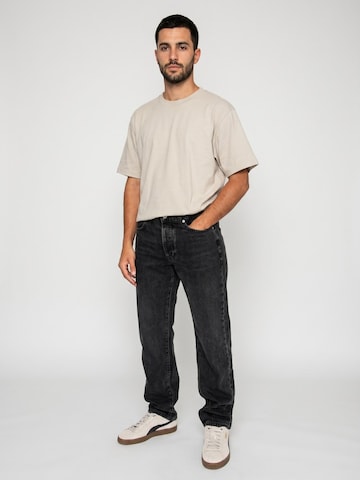 Baggy Jeans 'ONSEDGE STRAIGHT BLACK 6985 TAI DNM NOOS BLACK' di Only & Sons in nero: frontale