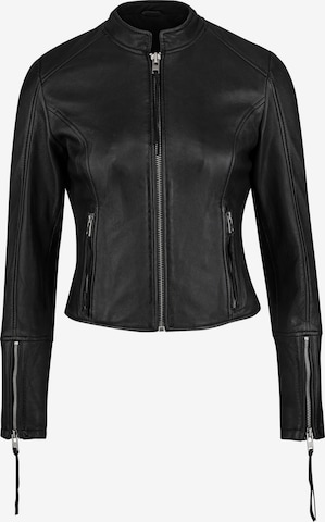 trueprodigy - Chaqueta de entretiempo 'Vega' en negro: frente