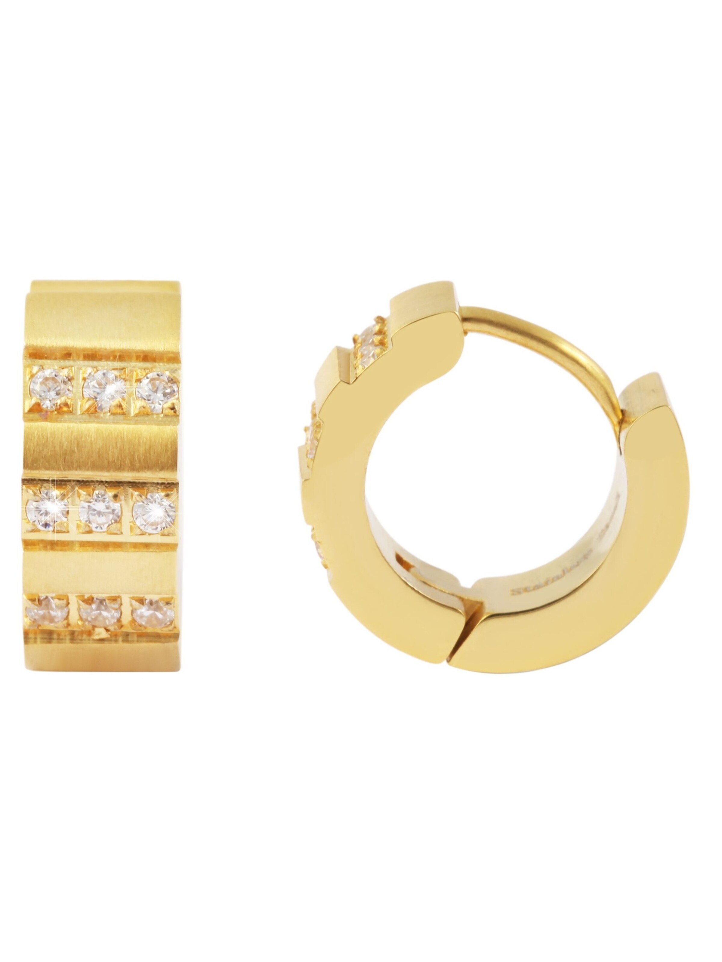 Akzent Ohrringe 'Indira, langlebig'‌‌‌‌ in Gold