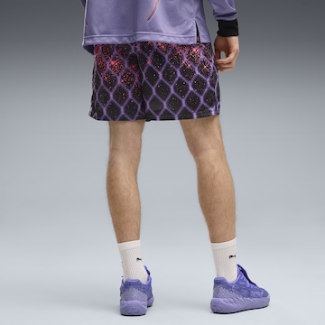 PUMA Regular Sports trousers in Purple