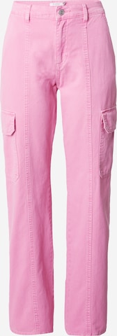 Regular Jeans cargo 'KATO KEA' b.young en rose : devant