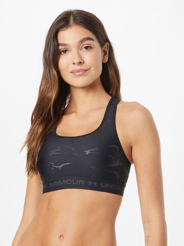 UNDER ARMOUR Bustier Sport-BH in Schwarz: predná strana