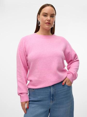 Vero Moda Curve Sweater 'VMCDOFFY' in Pink