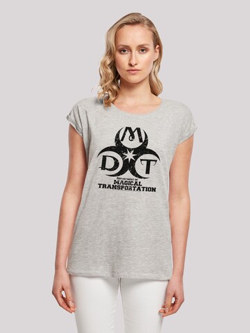 F4NT4STIC Shirt 'Harry Potter Department Of Magical Transportation' in Grey: front