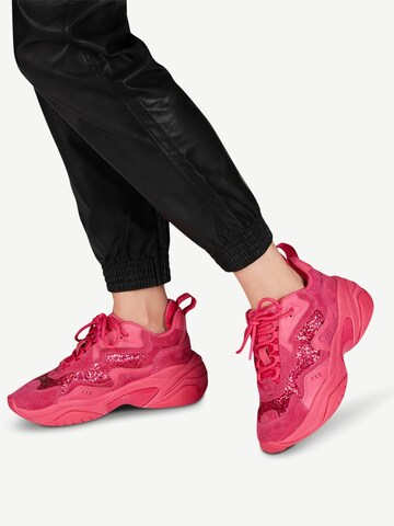 TAMARIS Sneakers laag in Roze: voorkant