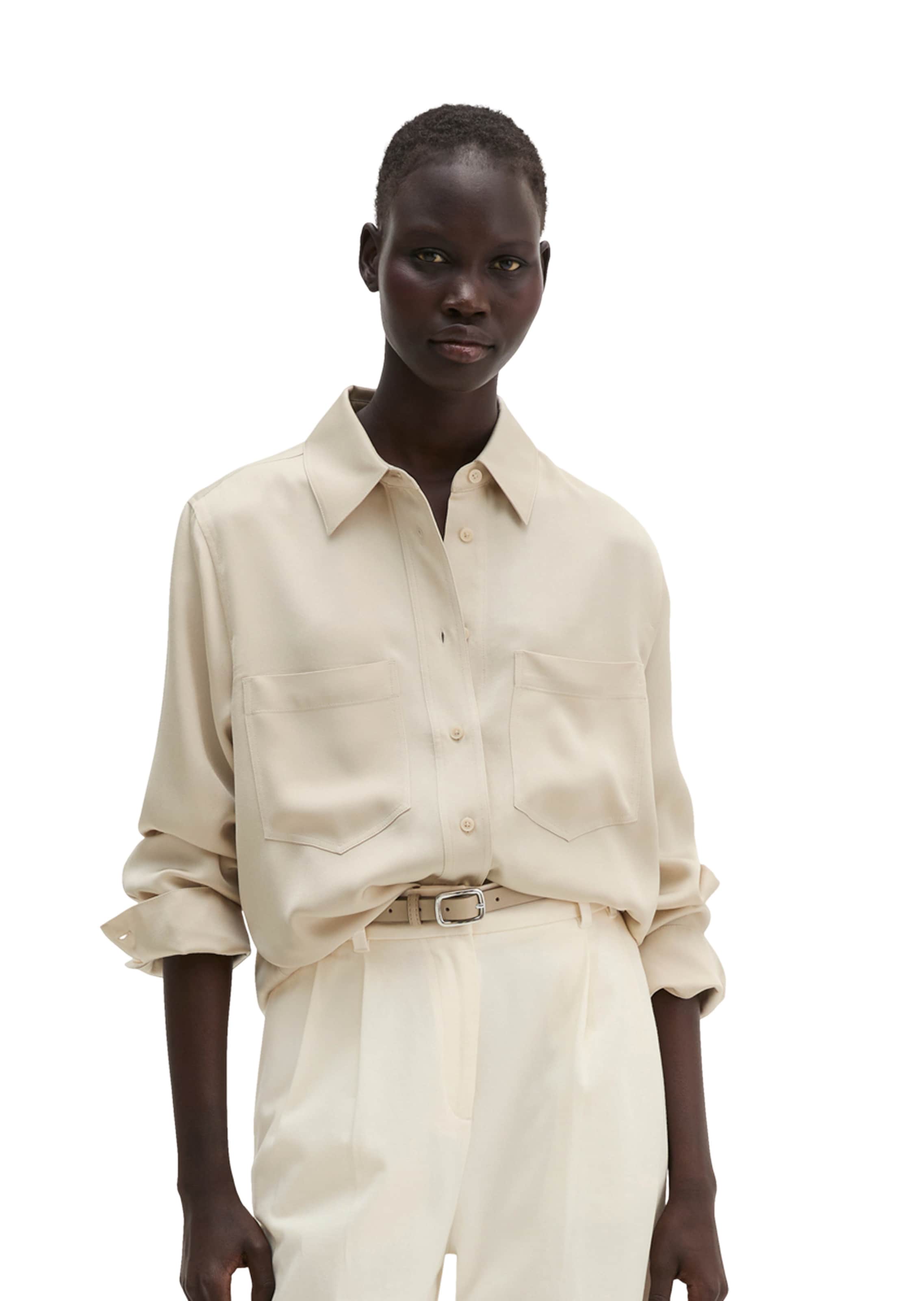 Marc O'Polo Blouse in Beige: voorkant