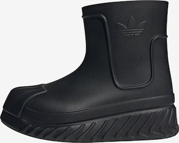 ADIDAS ORIGINALS - Botas de lluvia 'Adifom Sst' en negro: frente