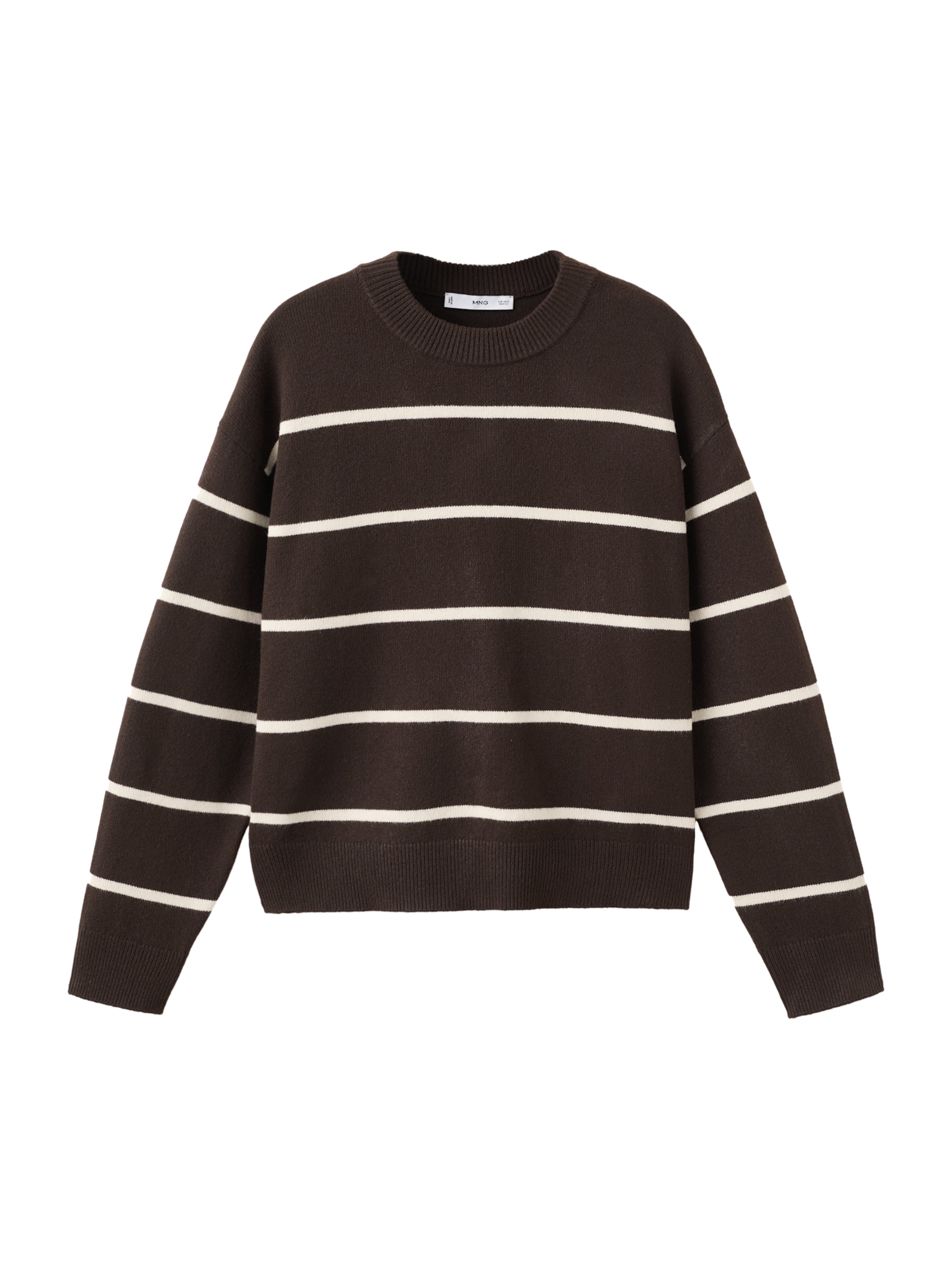 MANGO Sweater 'MARINA' in Brown: front