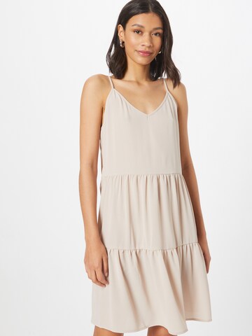 JDY Summer Dress 'Piper' in Beige: front