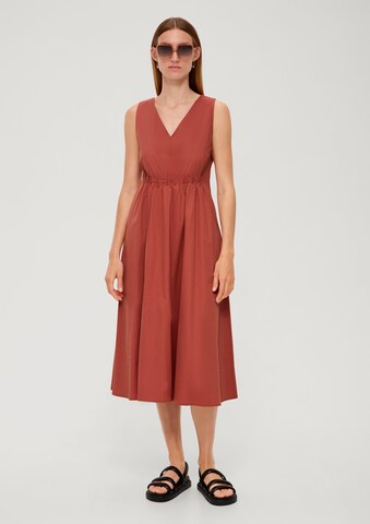 Robe s.Oliver BLACK LABEL en orange : devant