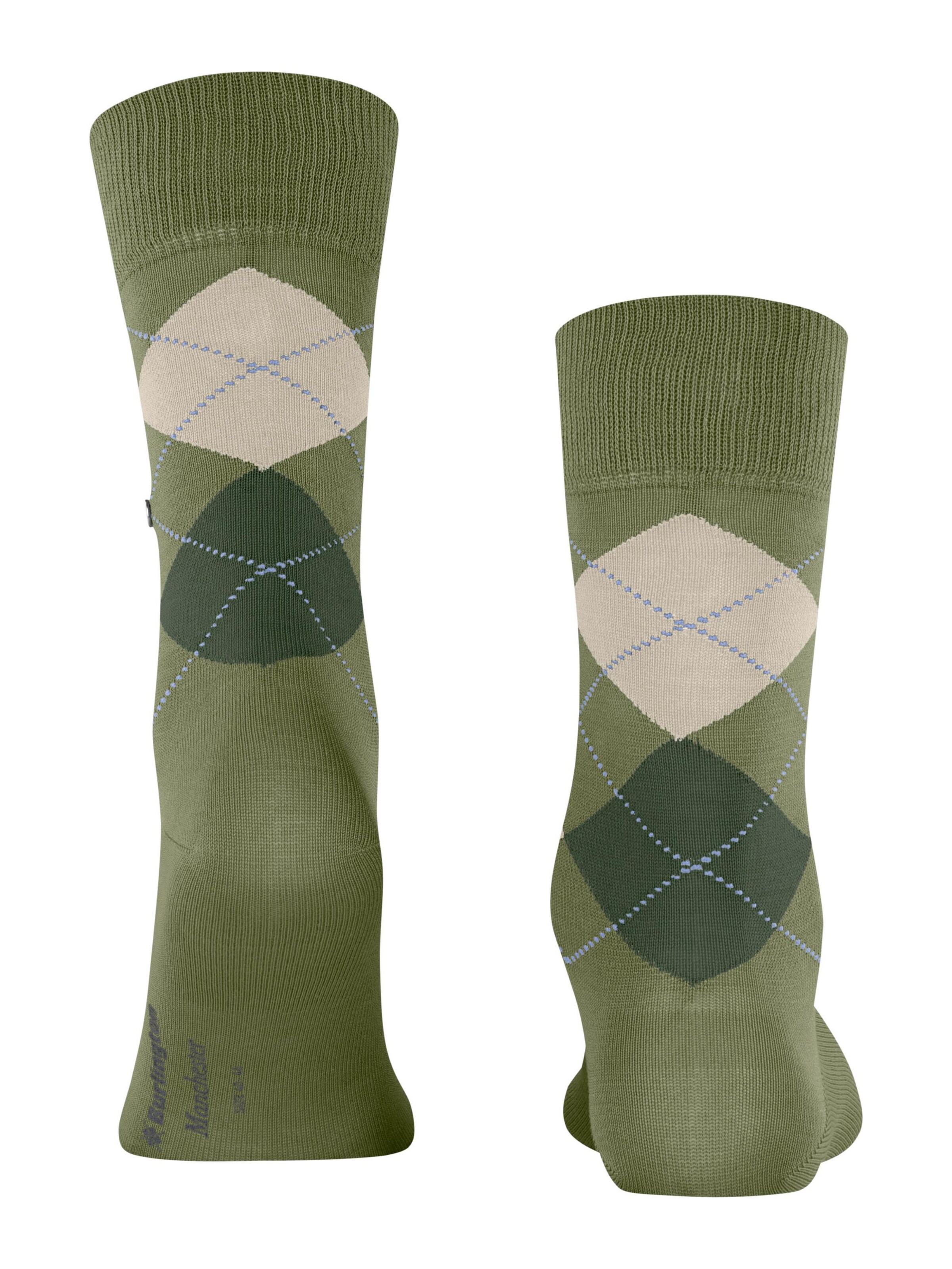 BURLINGTON Socks 'Manchester' in Green
