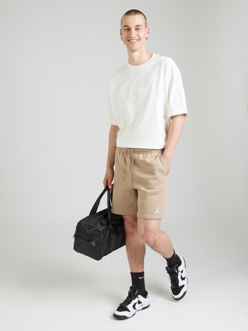 Regular Pantaloni 'Brooklyn' de la Jordan pe bej