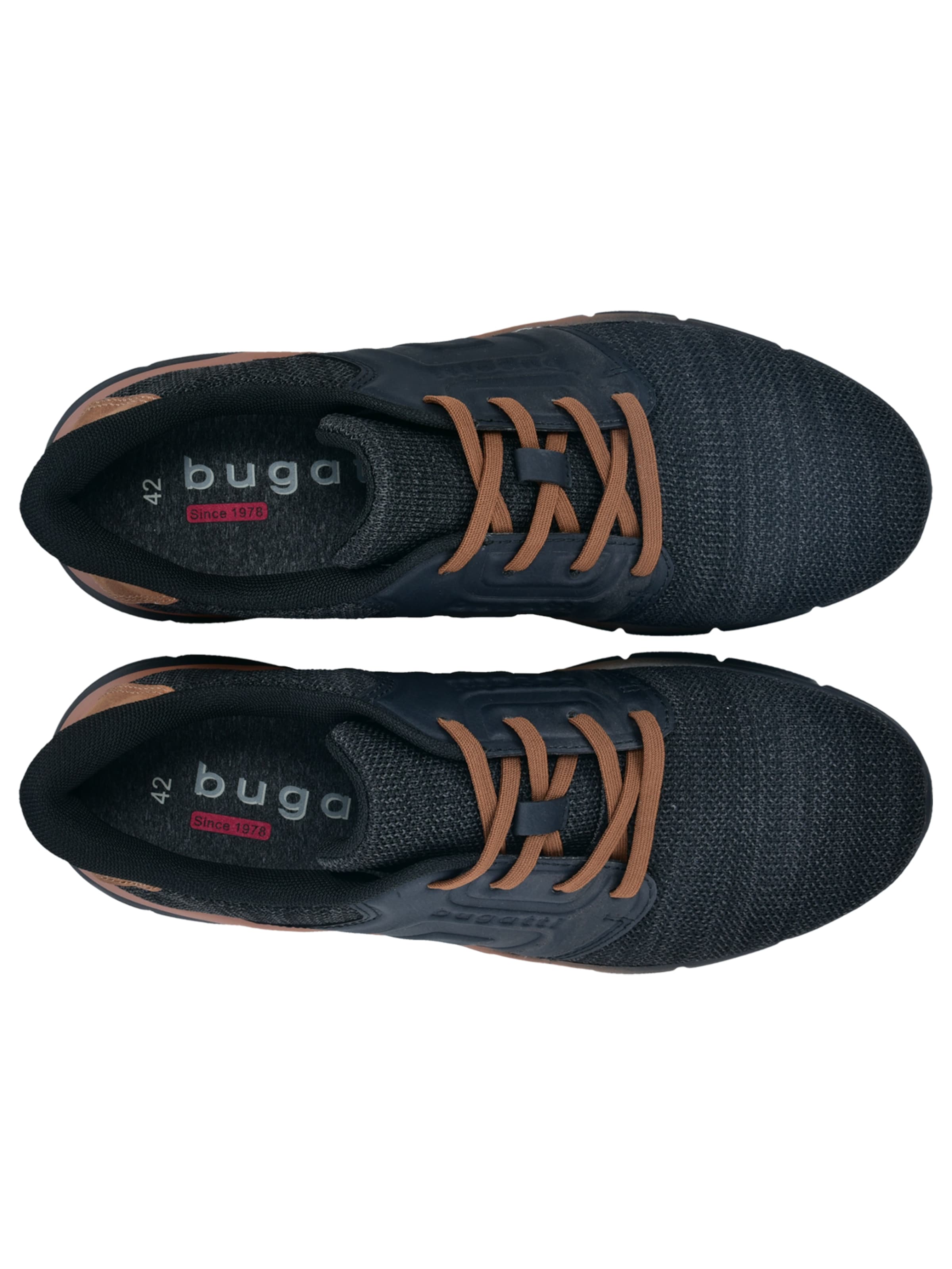 Sneaker low 'AFA' de la bugatti pe negru