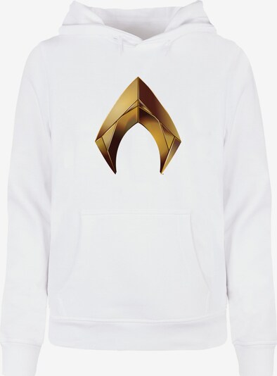 ABSOLUTE CULT Sweatshirt 'Aquaman' in rostbraun / gold / weiß, Produktansicht