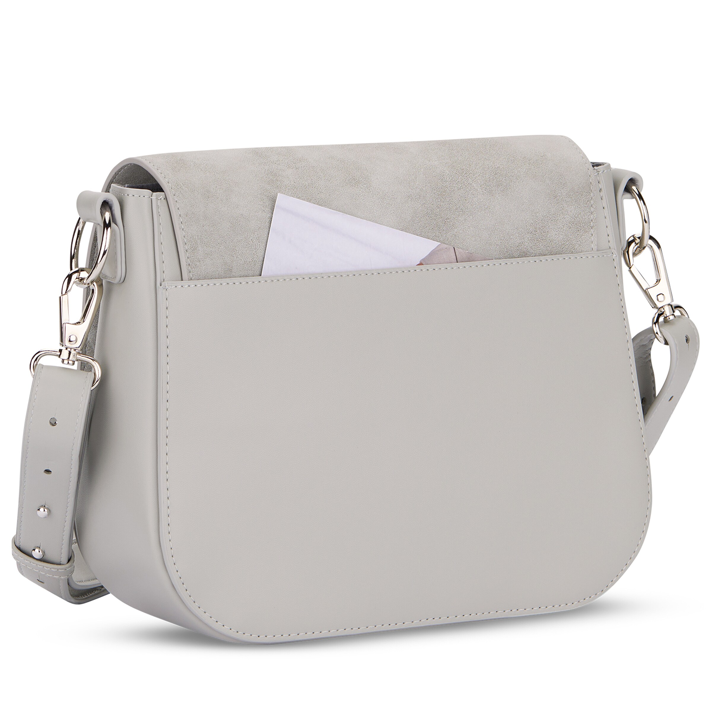 Expatrié Axelremsväska 'Louise Large' i grå