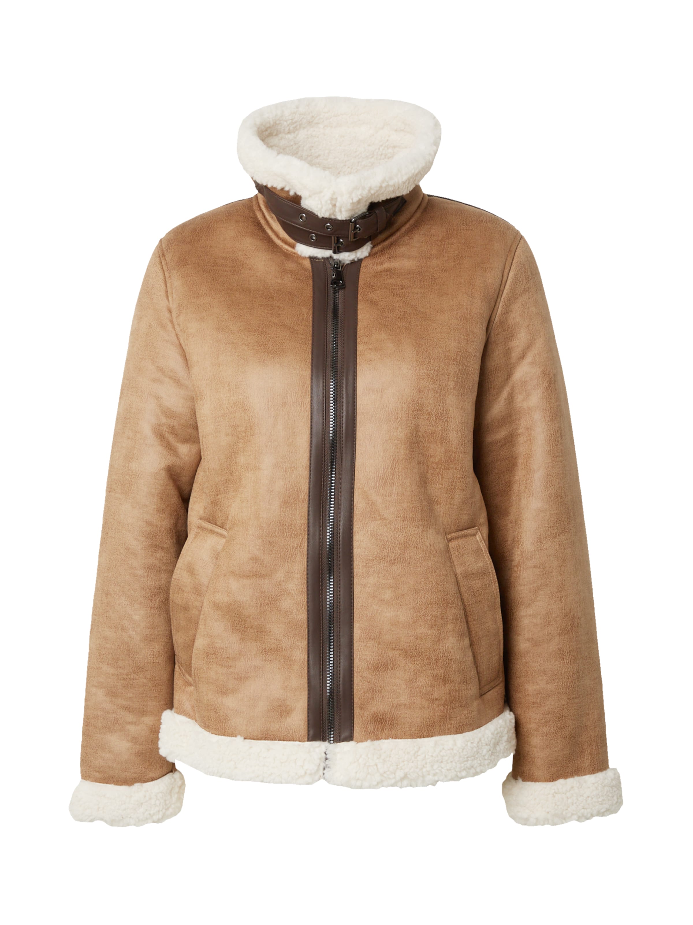 b.young - Casaco de inverno 'Asanne' em castanho: frente