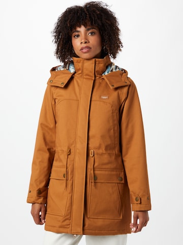 Iriedaily Winter Parka 'Koerte' in Brown: front