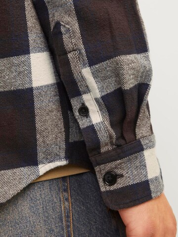 JACK & JONES Regular fit Button Up Shirt 'JORFrederiksberg' in Blue