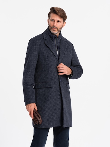 Ombre Between-seasons coat in Blue