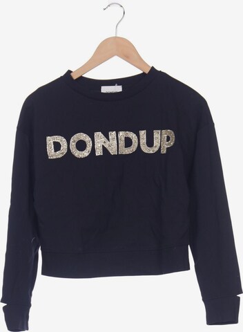 Dondup Sweatshirt & Zip-Up Hoodie in XS in Blue: front