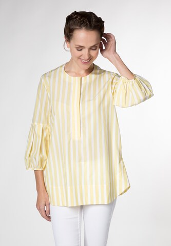 ETERNA Blouse in Geel: voorkant