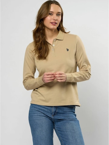 T-shirt 'Lise' U.S. POLO ASSN. en blanc : devant