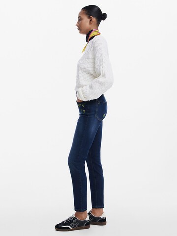 Coupe slim Jean Desigual en bleu