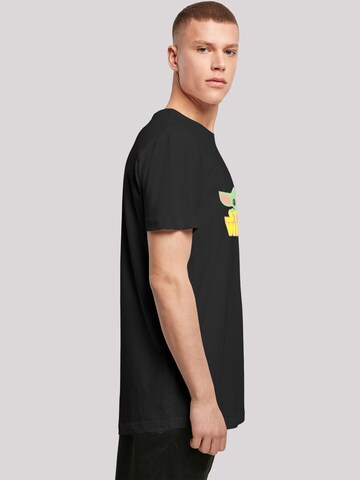 T-Shirt 'Star Wars Mandalorian Child With Logo' F4NT4STIC en noir