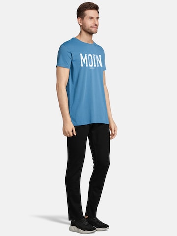 T-Shirt 'DIEK' salzhaut en bleu
