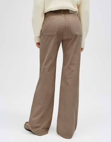 OPUS Flared Trousers 'Evita' in Brown