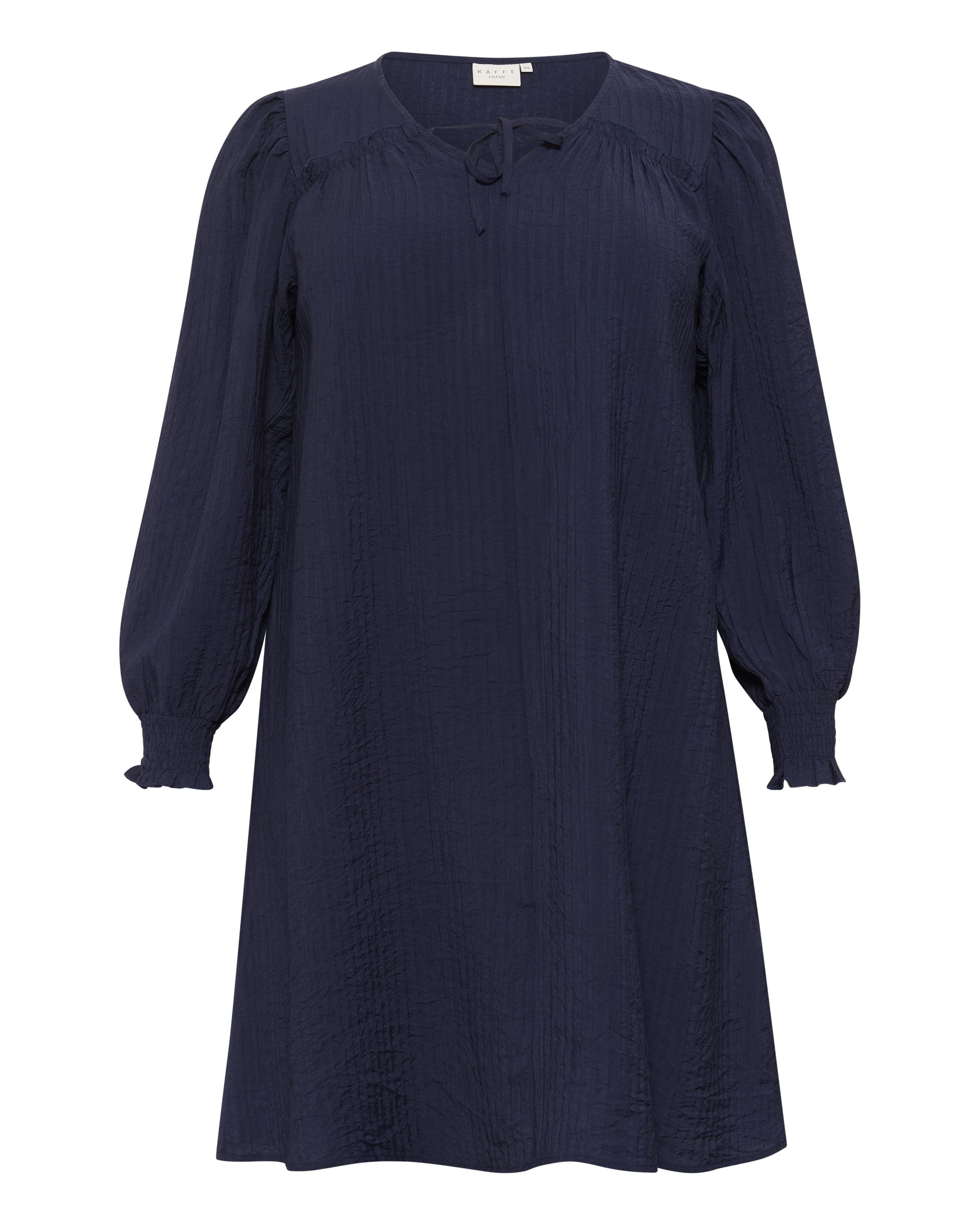 KAFFE CURVE Kleid 'Linna' in Blau: Vorderseite