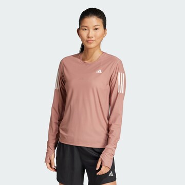 ADIDAS PERFORMANCE Funktionsshirt 'Own The Run' in Pink: Vorderseite