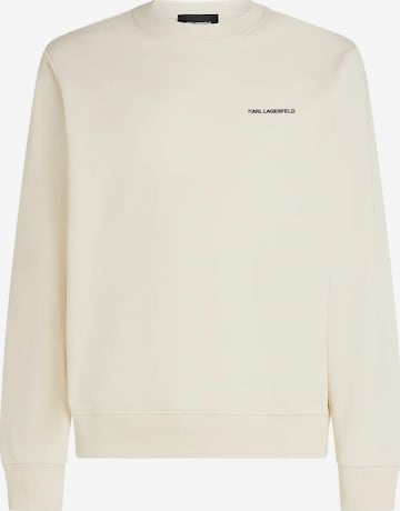 Karl Lagerfeld Collegepaita ' Rue St-Guillaume' värissä beige: etupuoli