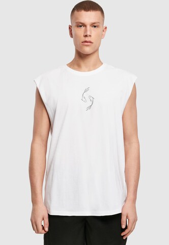 T-Shirt 'Yin & Jang Fish' Merchcode en blanc : devant
