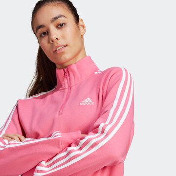 ADIDAS SPORTSWEAR Urheilullinen collegepaita 'Essentials 3-Stripes ' värissä vaaleanpunainen