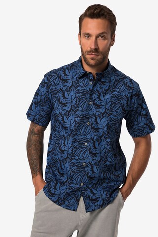 JP1880 Regular fit Button Up Shirt in Blue: front