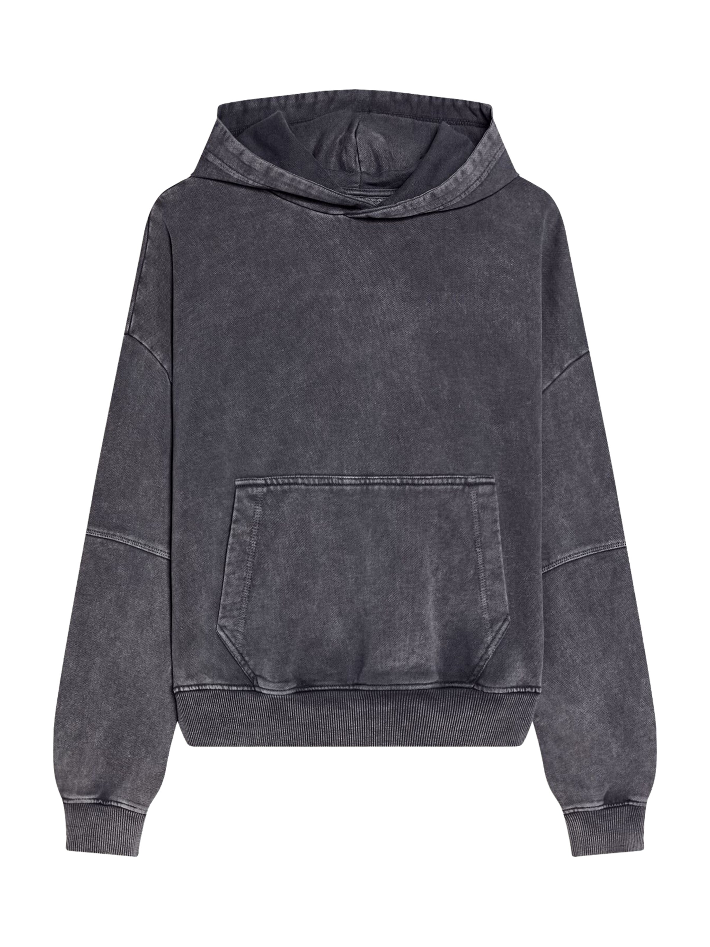 Sweat-shirt Bershka en gris : devant
