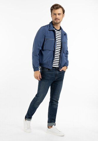 DreiMaster Maritim Between-season jacket 'Bridgeport' in Blue